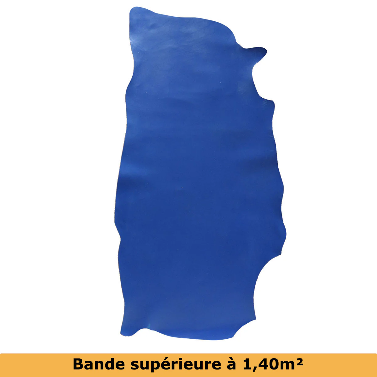 Bande de cuir VVN TANAO - BLEU ÉLECTRIQUE - Ép 1,5mm