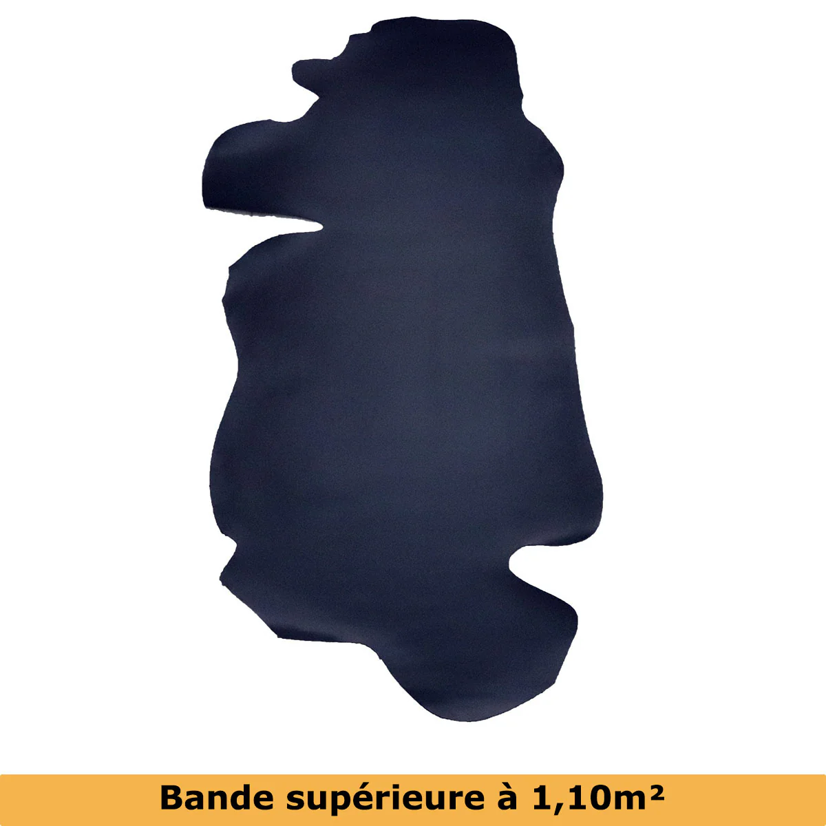 Bande de cuir VVN TANAO - BLEU MARINE - Ép 1,5mm