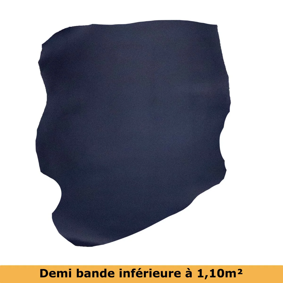 Bande de cuir VVN TANAO - BLEU MARINE - Ép 1,5mm - Image 3