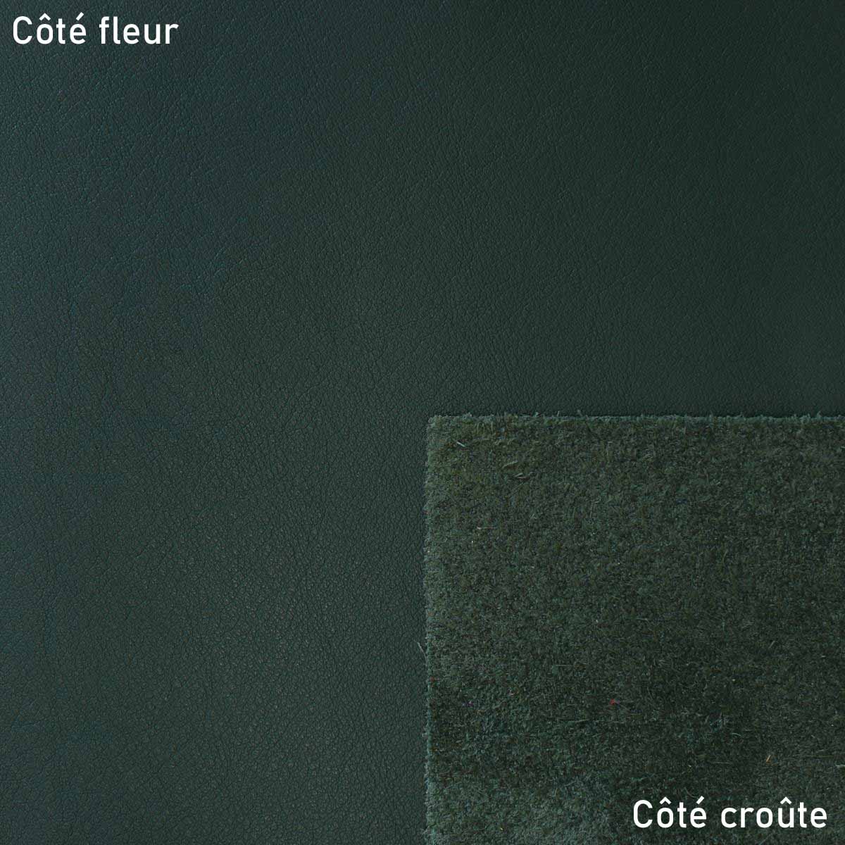 Peau de cuir de vachette SWEET 2 - VERT ANGLAIS - Image 3