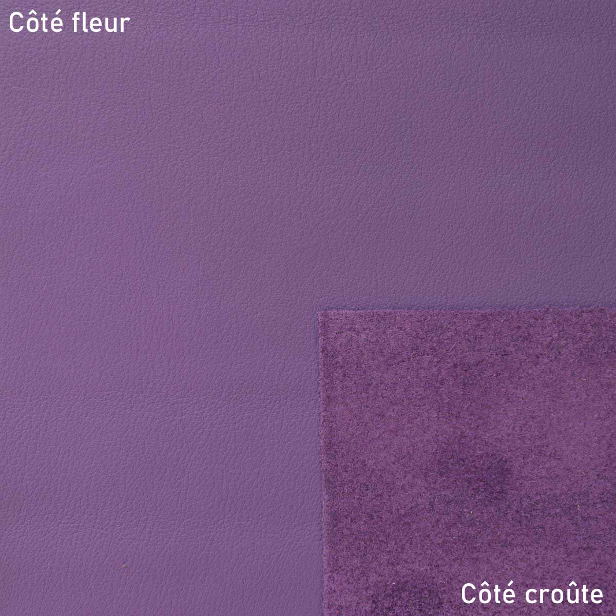Peau de cuir de vachette SWEET 2 - VIOLET - Image 3