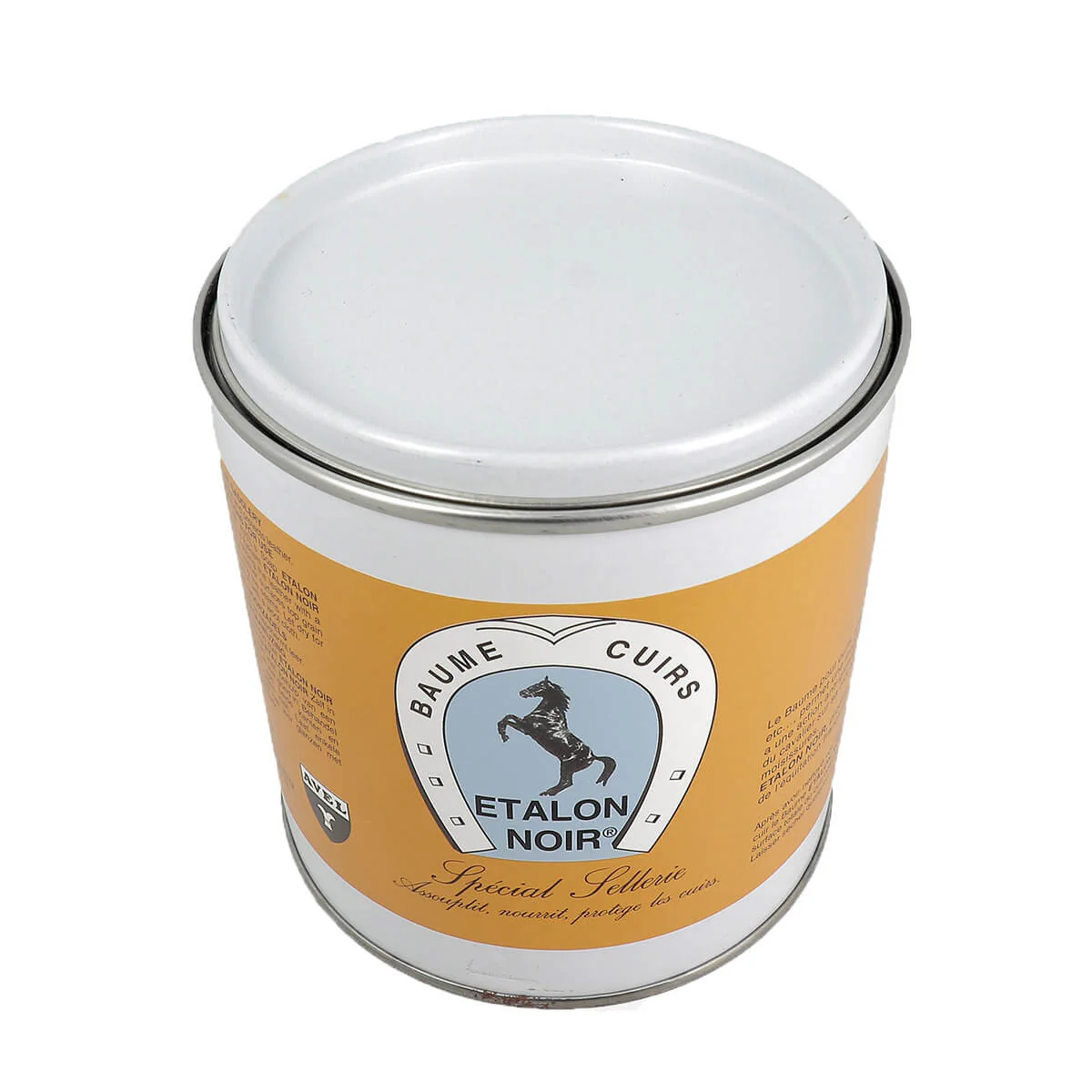 Baume pour cuirs spécial sellerie - 500ml - Etalon Noir Saphir