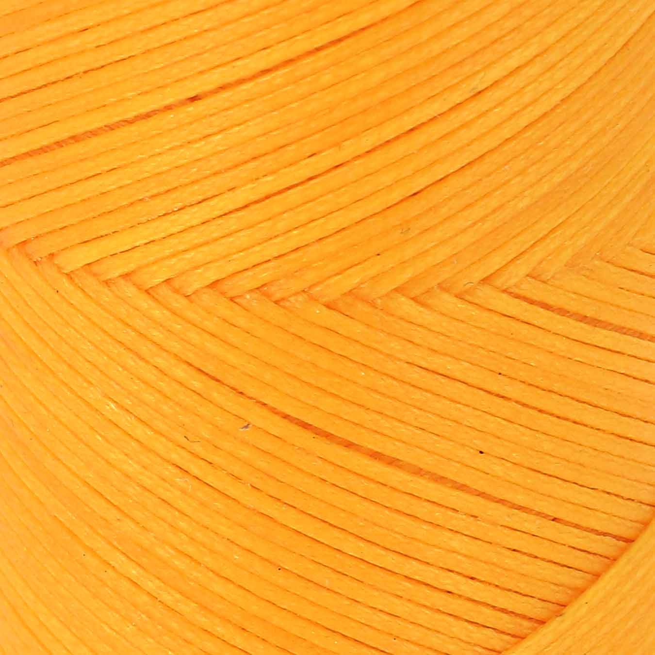Bobine de 100m de fil polyester tressé et ciré - Diam 0,8mm - JAUNE - Image 2