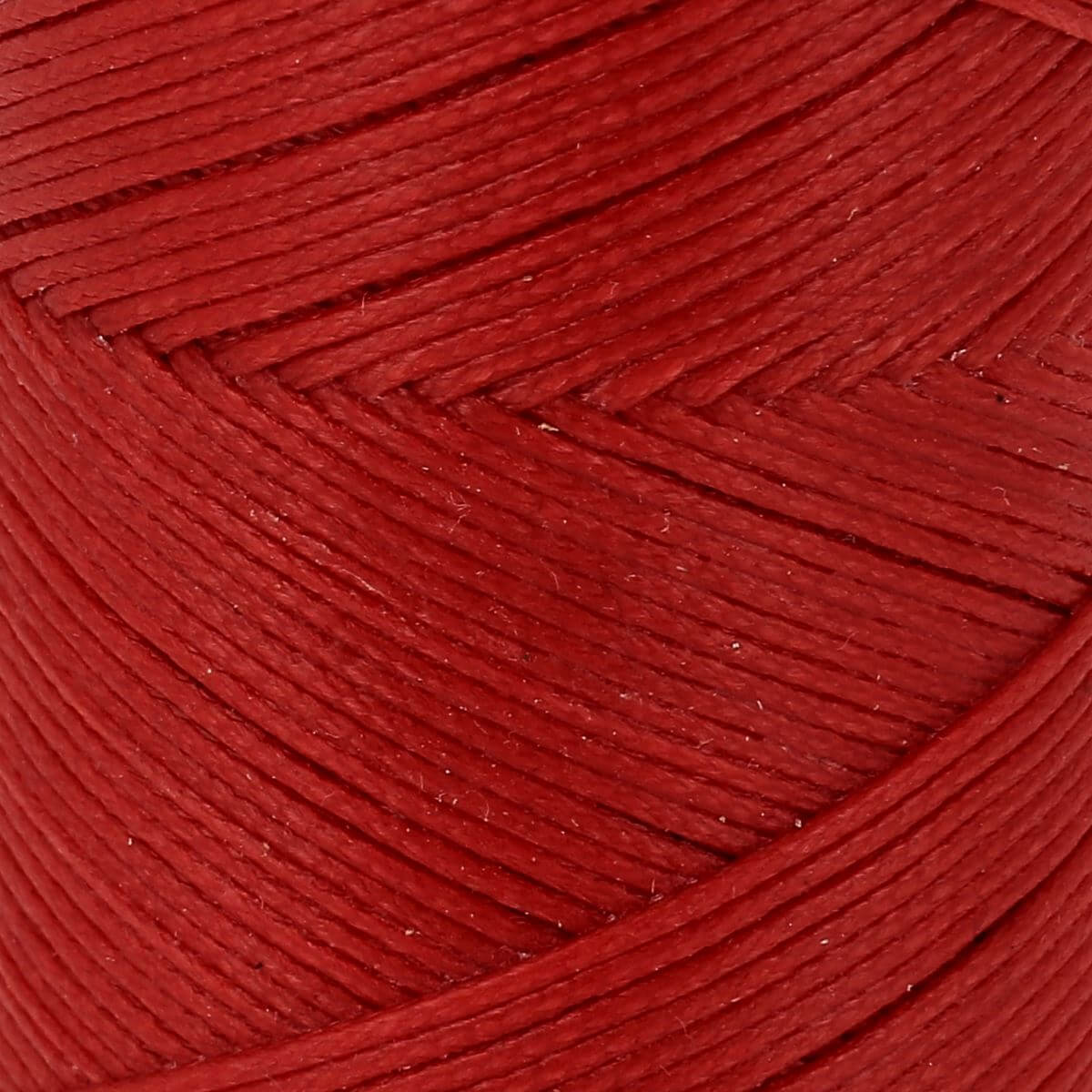 Bobine de 100m de fil polyester tressé et ciré - Diam 0,6mm - ROUGE - Image 2