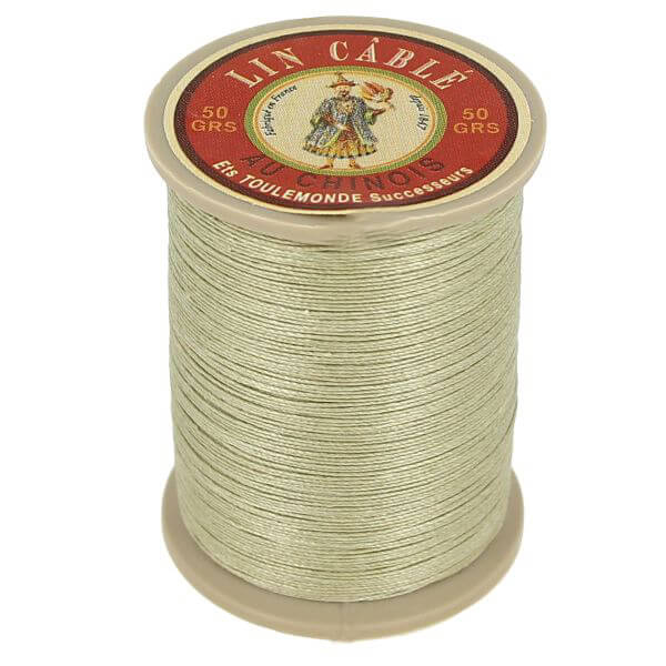 Bobine de 285m de fil de lin AU CHINOIS câblé glacé - 632 Gris 359