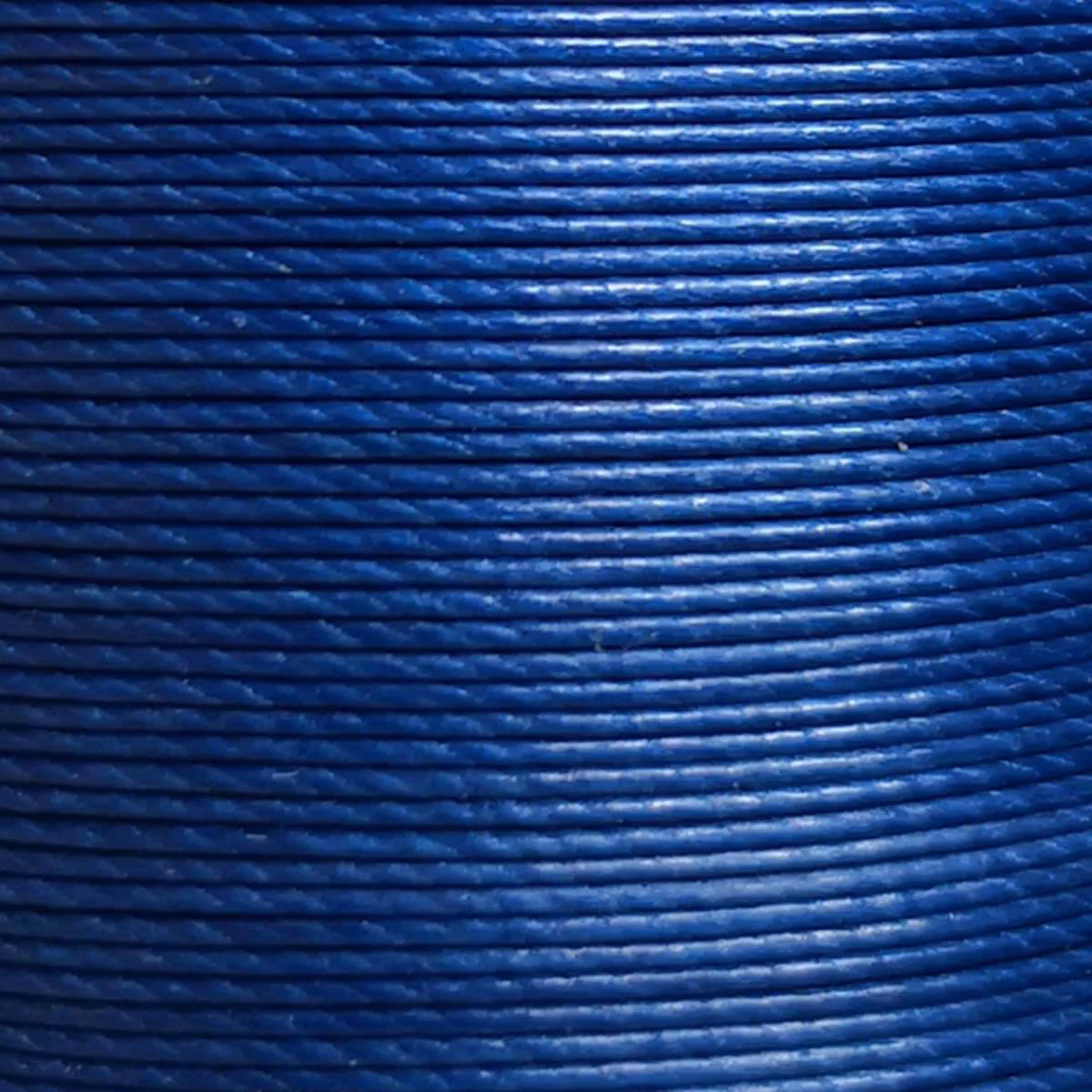 Bobine de 90m de fil de lin ciré MeiSi super fine M40 - 0,45 mm - BLEU CLASSIC - MS094