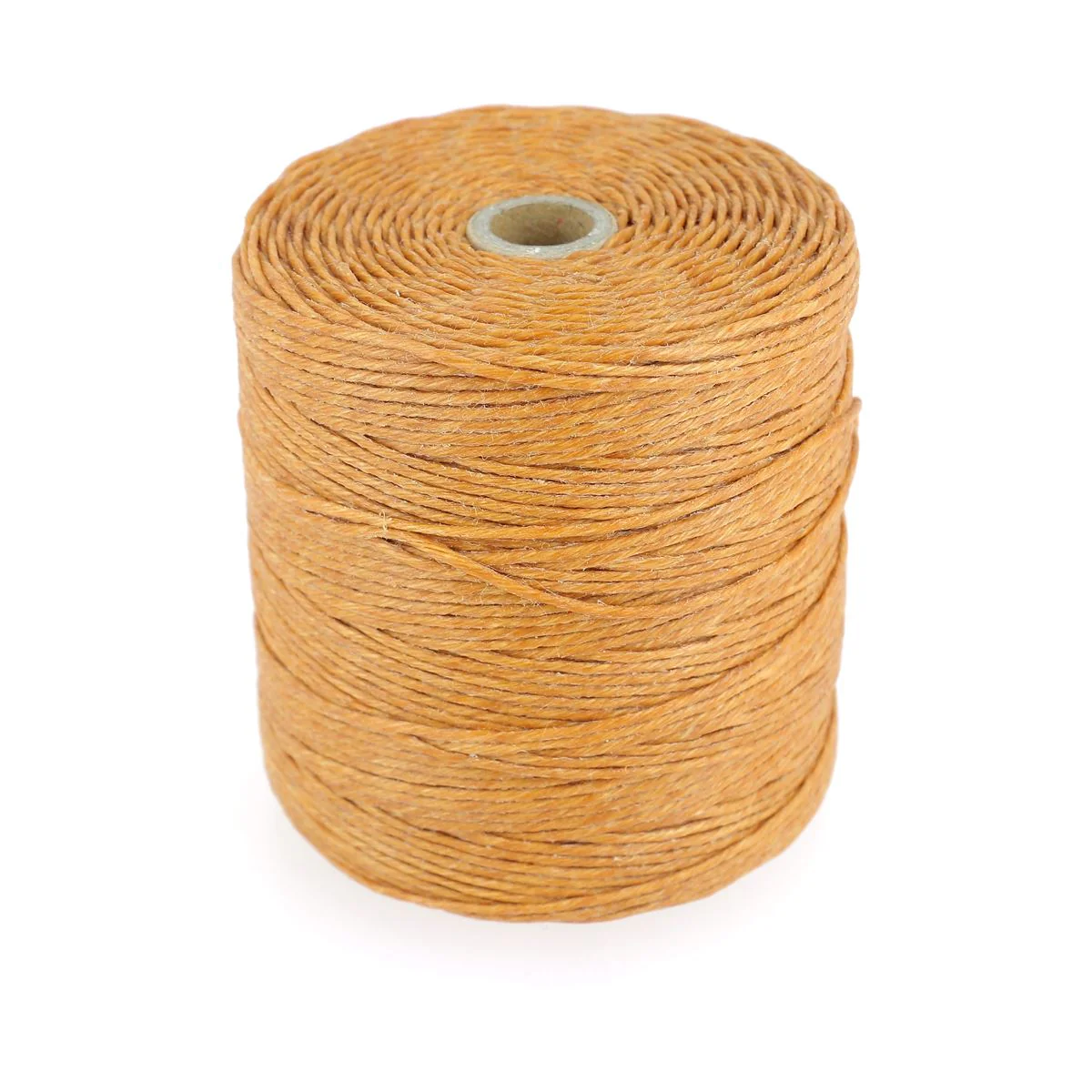 Bobine de fil de lin poissé - CARAMEL AU BEURRE - Image 7