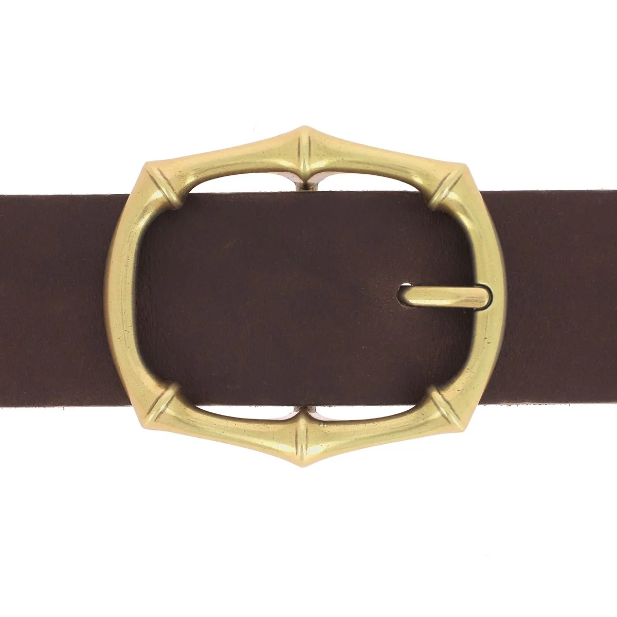 Boucle de ceinture double BAM - LAITON SATINÉ - Image 2