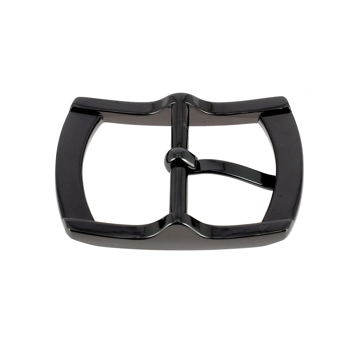 Boucle de ceinture double PHI - CANON DE FUSIL SATINÉ - 30mm - Image 2
