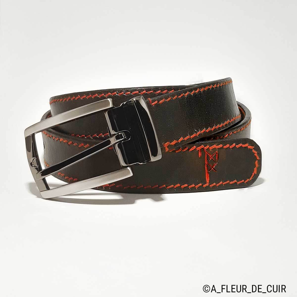 Boucle de ceinture à griffe IVO - CANON DE FUSIL et NICKELÉ SATINÉ - 35mm - Image 2
