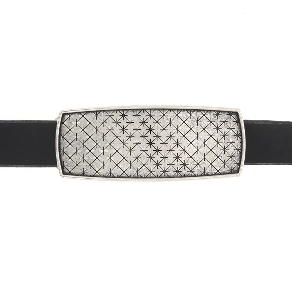 Boucle de ceinturon LIG - ARGENT VIEILLI - 25mm - Image 2