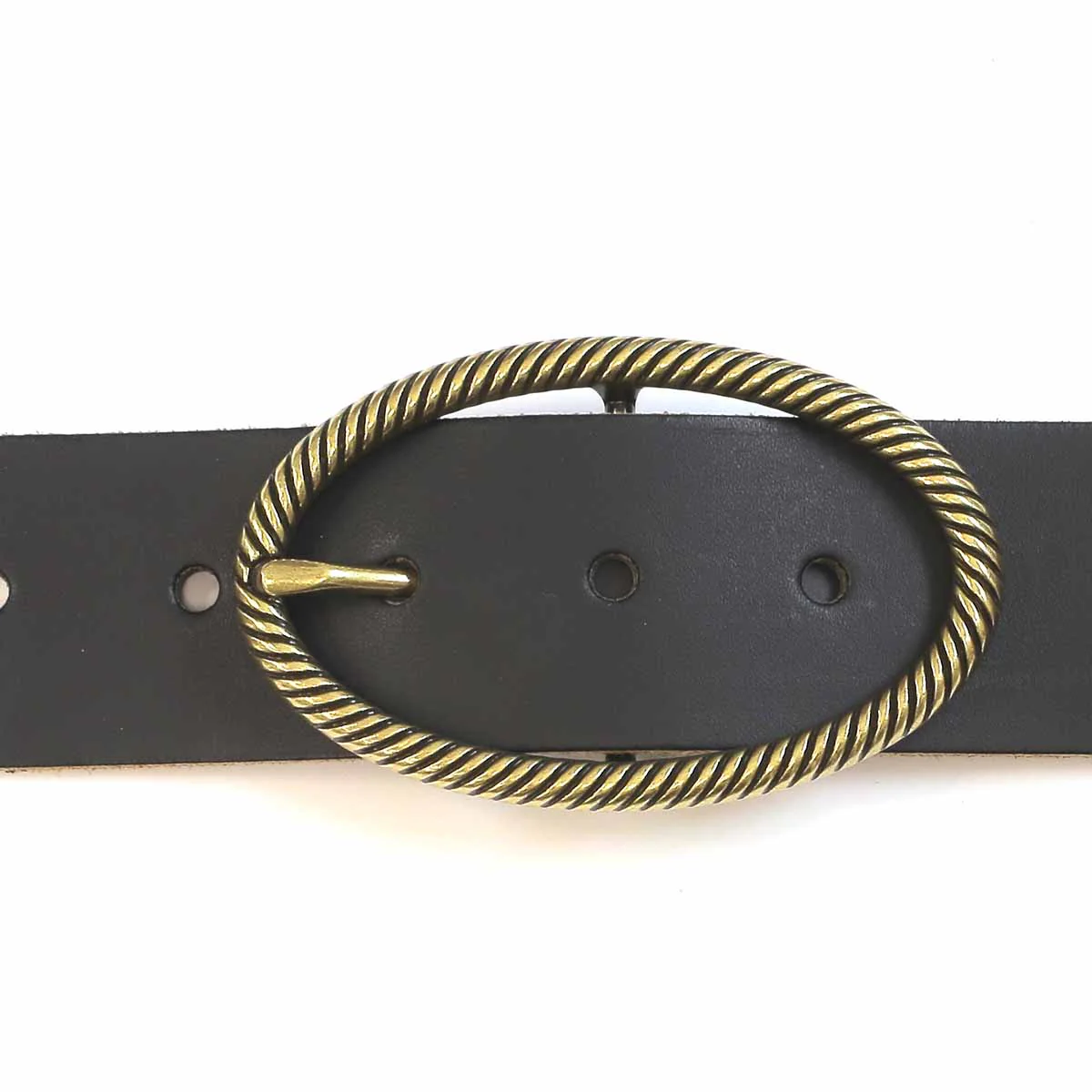 Boucle de ceinture double NAT - LAITON VIEILLI - 40mm - Image 2