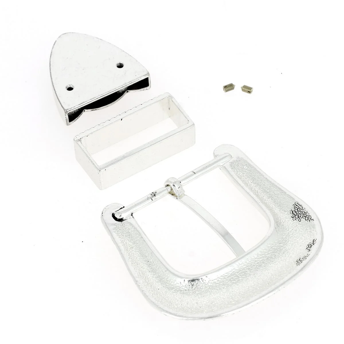 Boucle de ceinture mexicaine VICTORIA - ARGENT VIEILLI - 38mm - Tandy Leather - Image 2