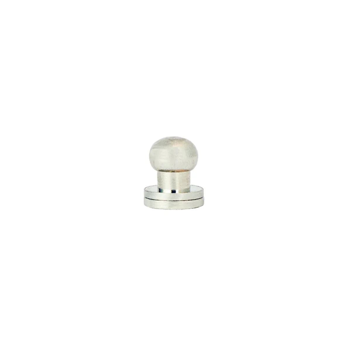 Bouton de col court C80 100% laiton - Boule 8mm avec vis 3x7mm - 11311 - Image 6