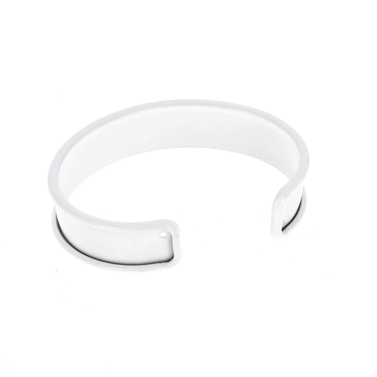 Bracelet manchette colorée en laiton - Image 4