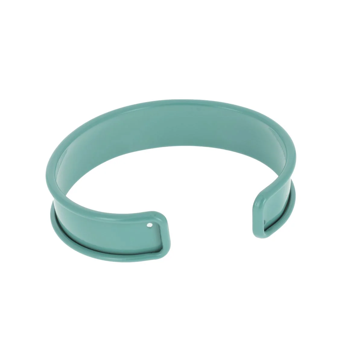 Bracelet manchette colorée en laiton - Image 6