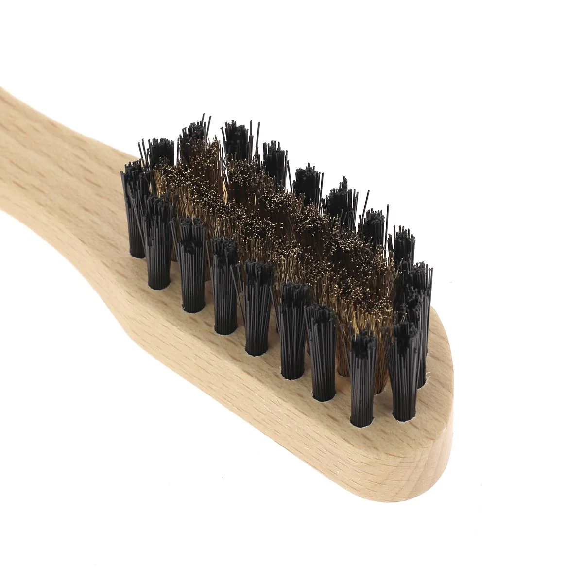 Brosse en bois - Poils en laiton - 16,5cm - Saphir - Image 2