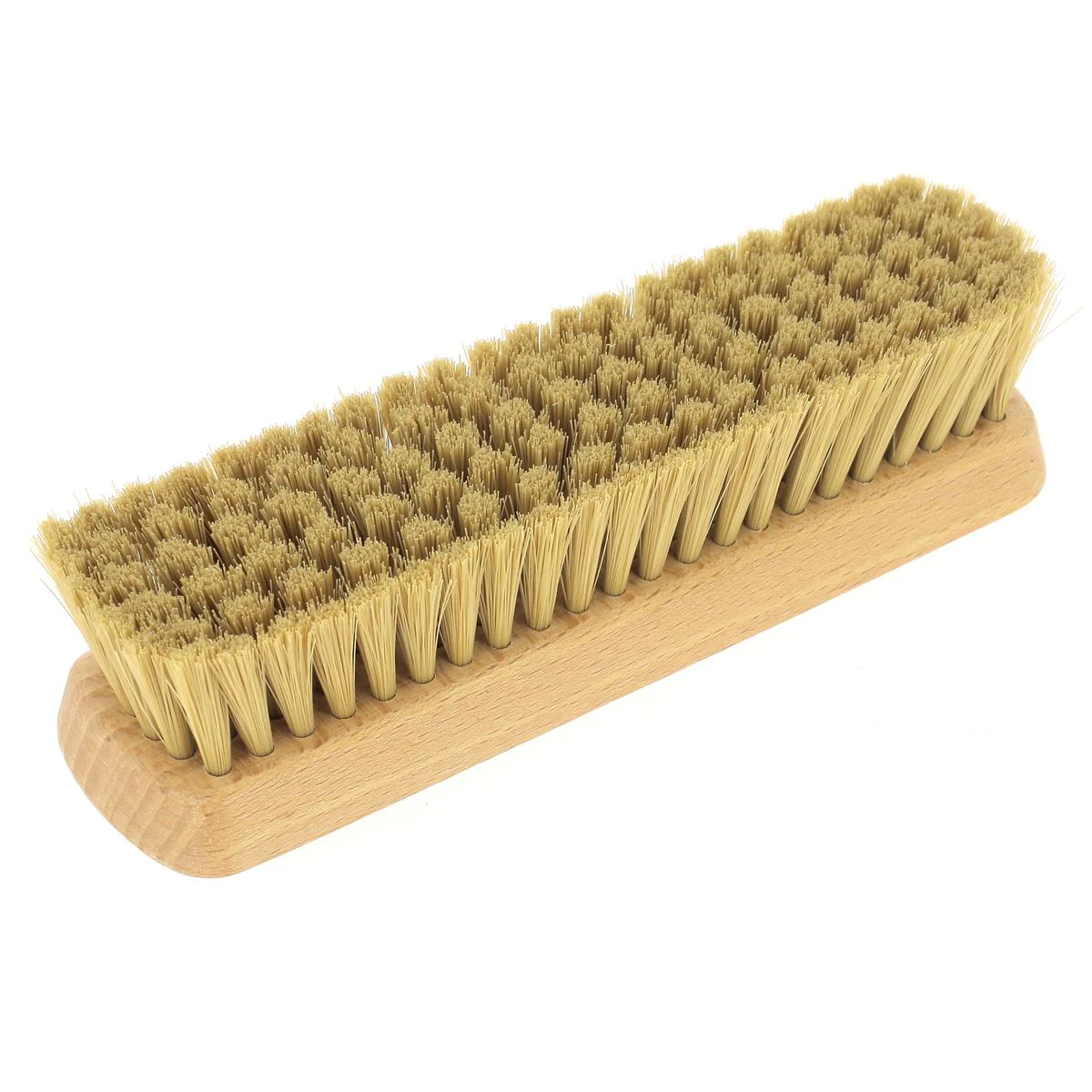 Brosse à reluire en bois - Poils en soie synthétique - 15,5cm