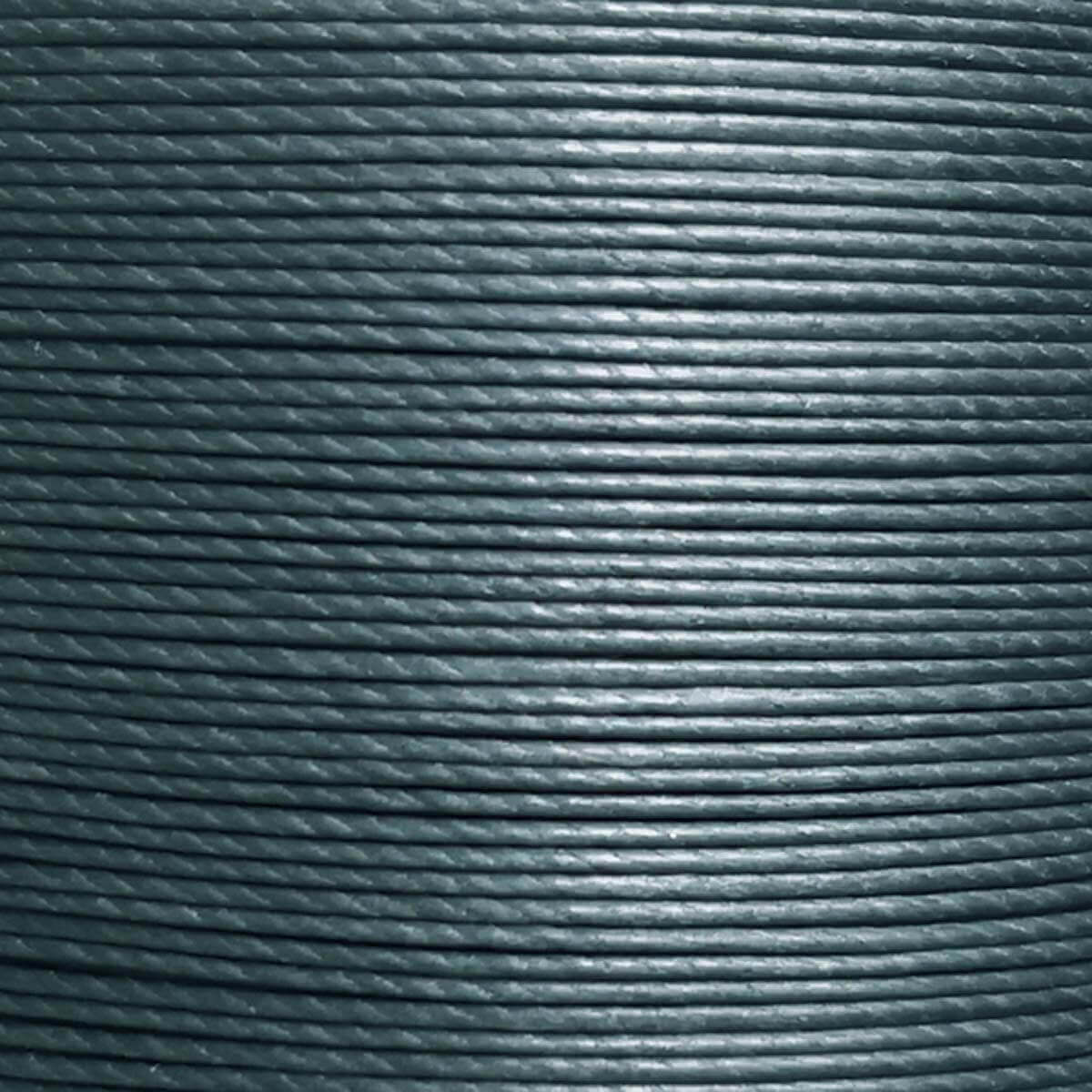 Cartonnette de 8m de fil de lin ciré MeiSi super fine M40 - 0,45 mm - GRIS SOURIS - MS087
