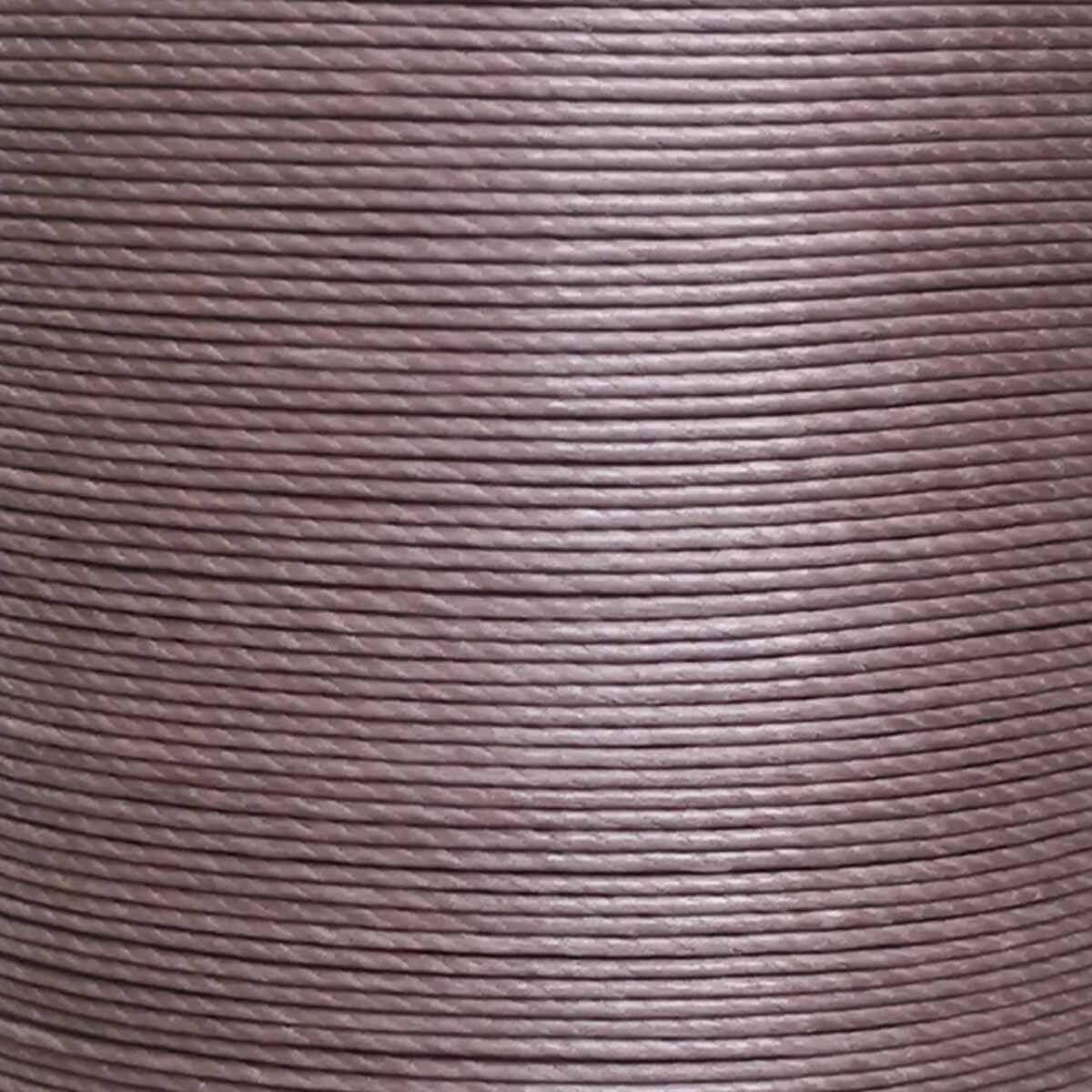 Cartonnette de 8m de fil de lin ciré MeiSi super fine M40 - 0,45 mm - TAUPE CLAIR - MS082