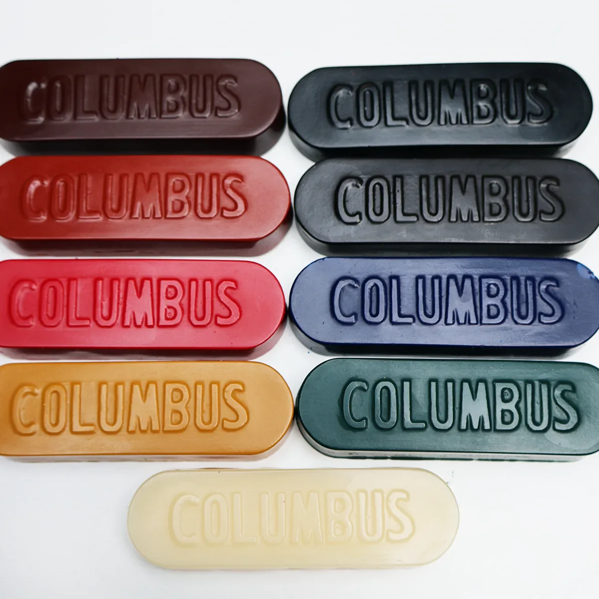 Cire pour tranches et fils - Columbus wax 25g - VERT - Image 5