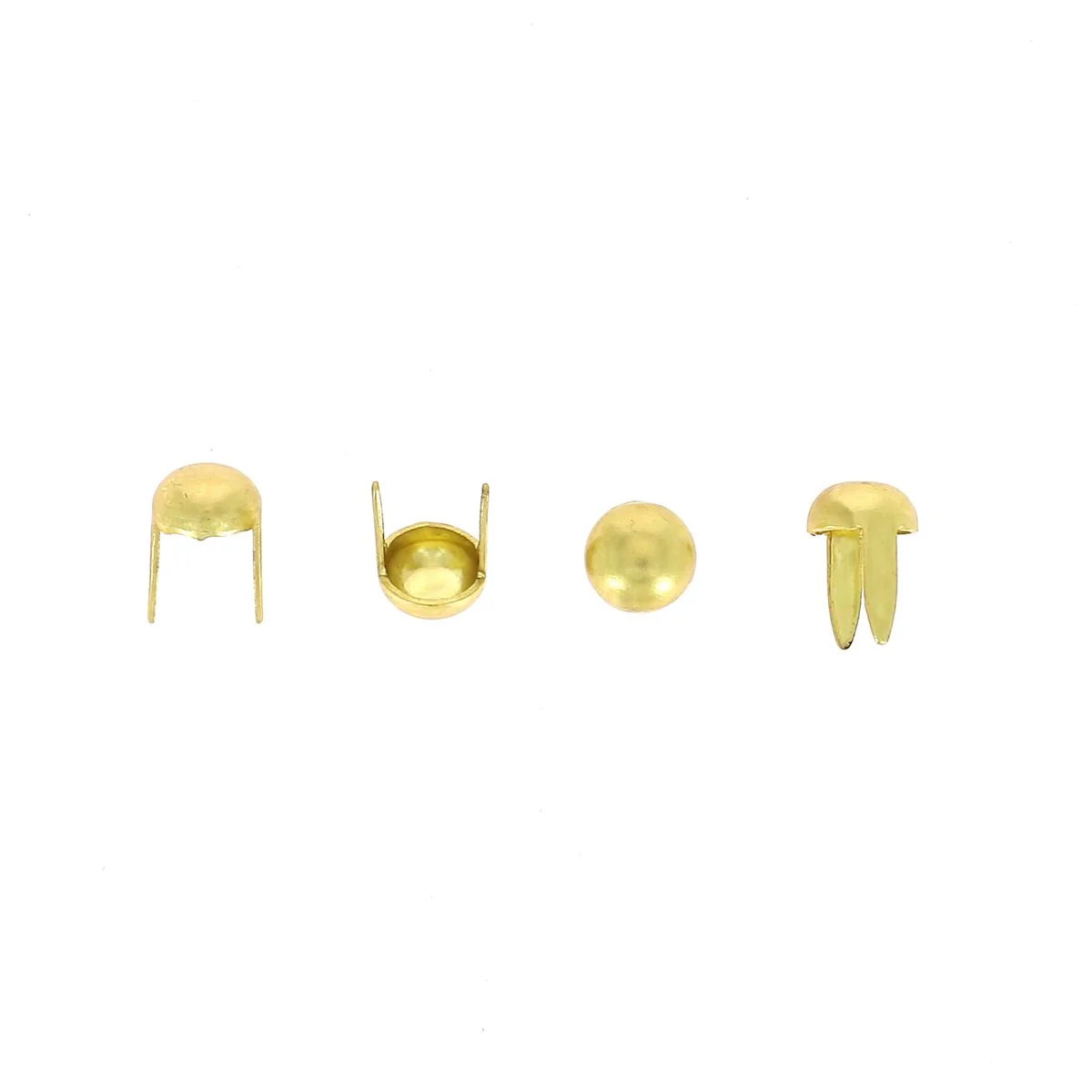 Lot de 100 clous à griffes ronds - Diamètre 6mm