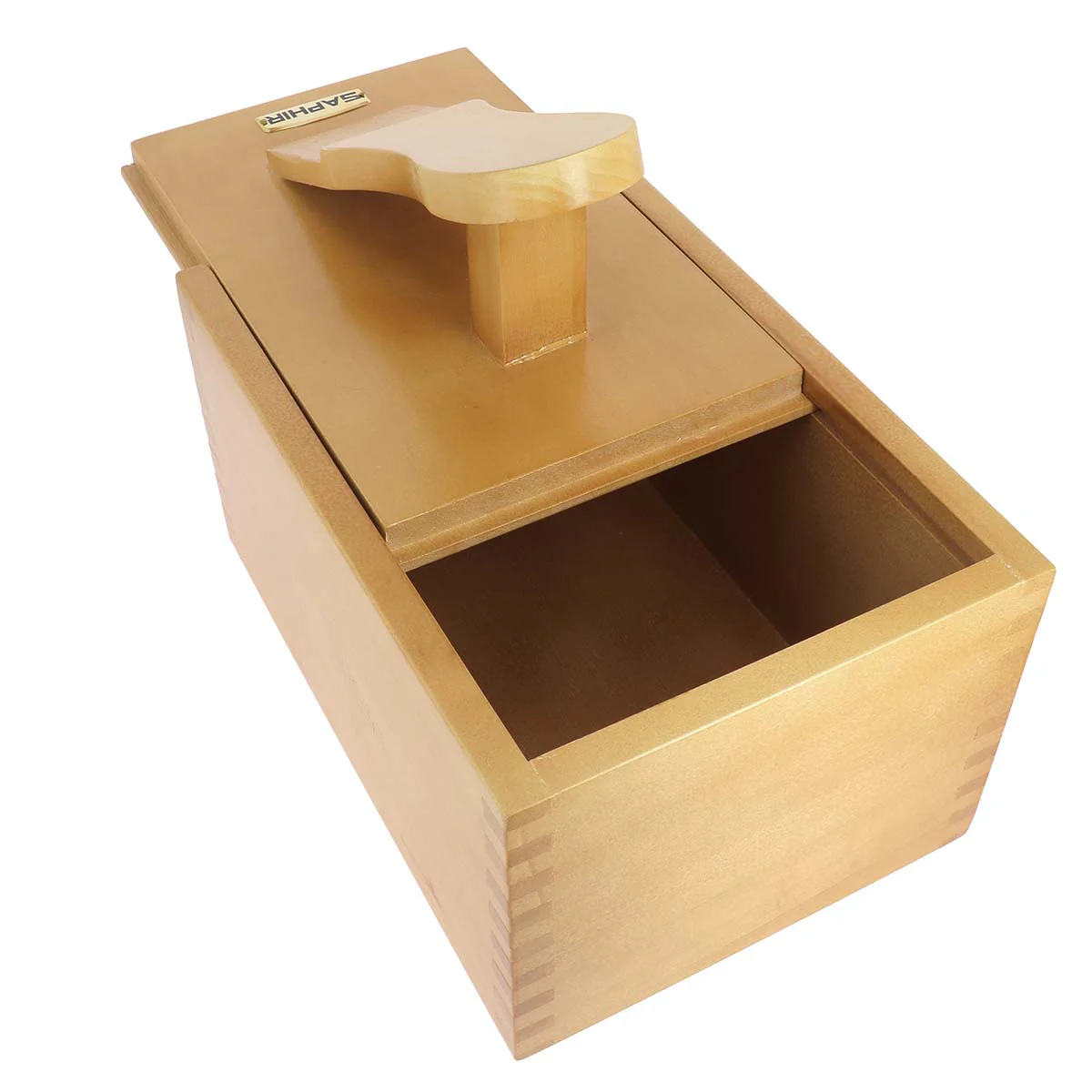 Coffret à cirage avec repose pied - Saphir - Image 3
