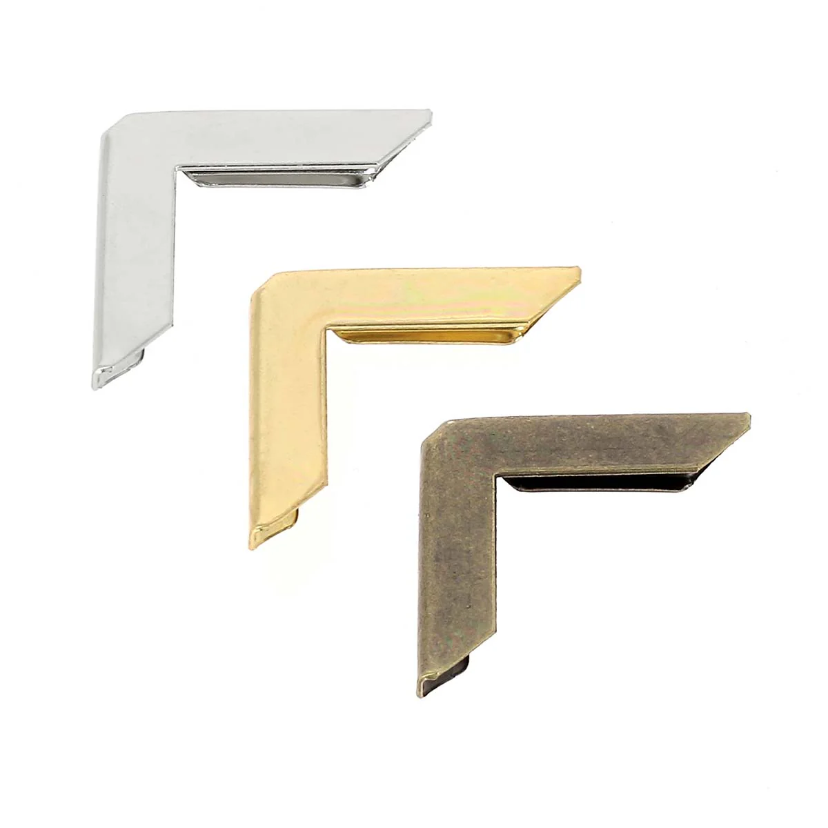 Coins en métal pour sac - 23x23mm