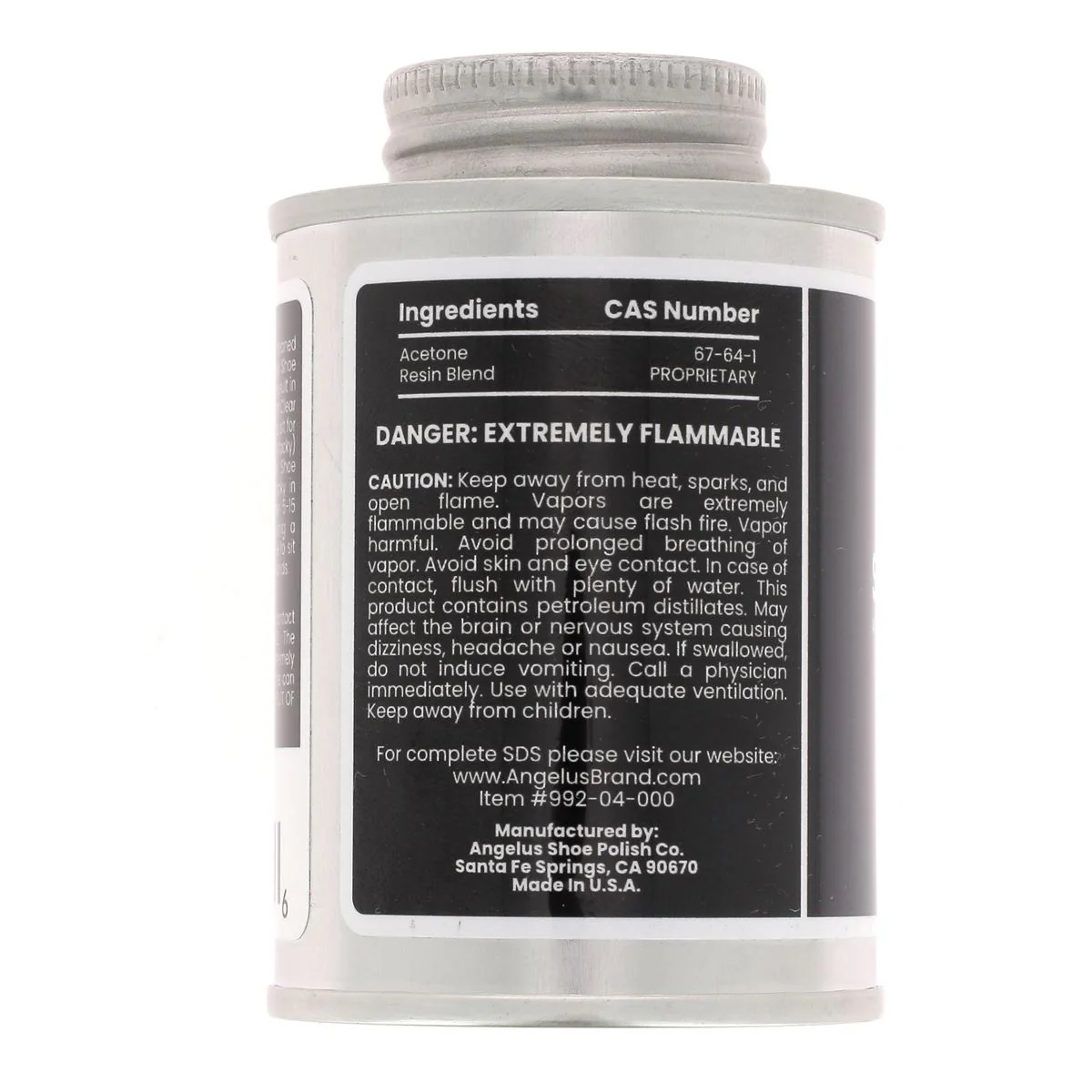 Colle transparente pour chaussures - Clear shoe cement Angelus - 118ml - Image 2