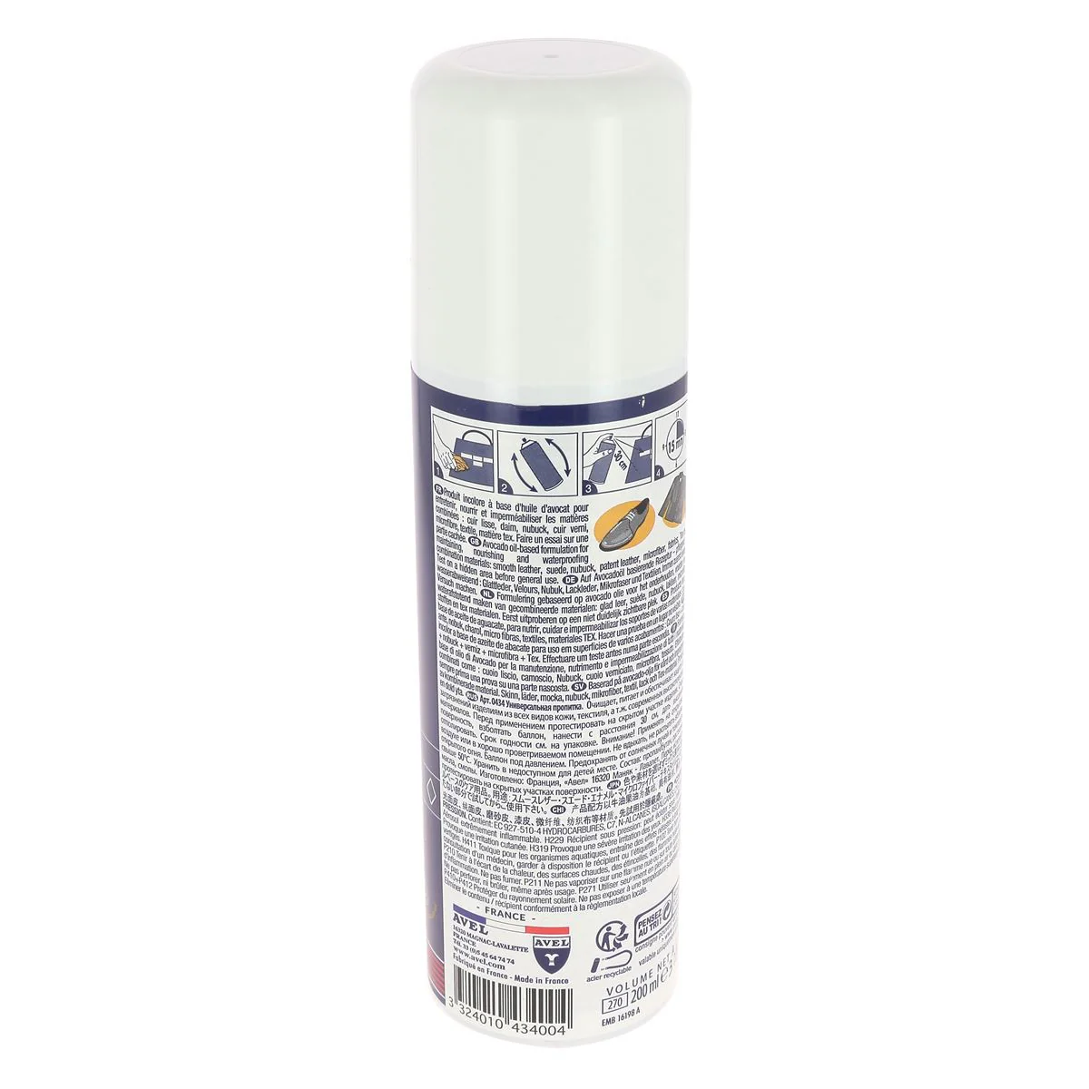 Combi universel soin total pour cuirs combinés - Aérosol 200ml - Saphir - Image 3