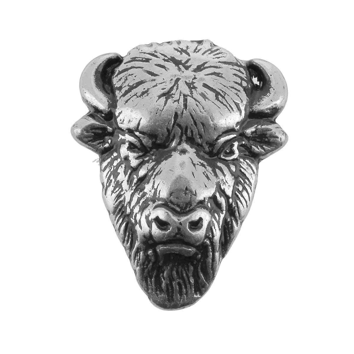 Concho à visser BISON - 25x20mm - Argent vieilli