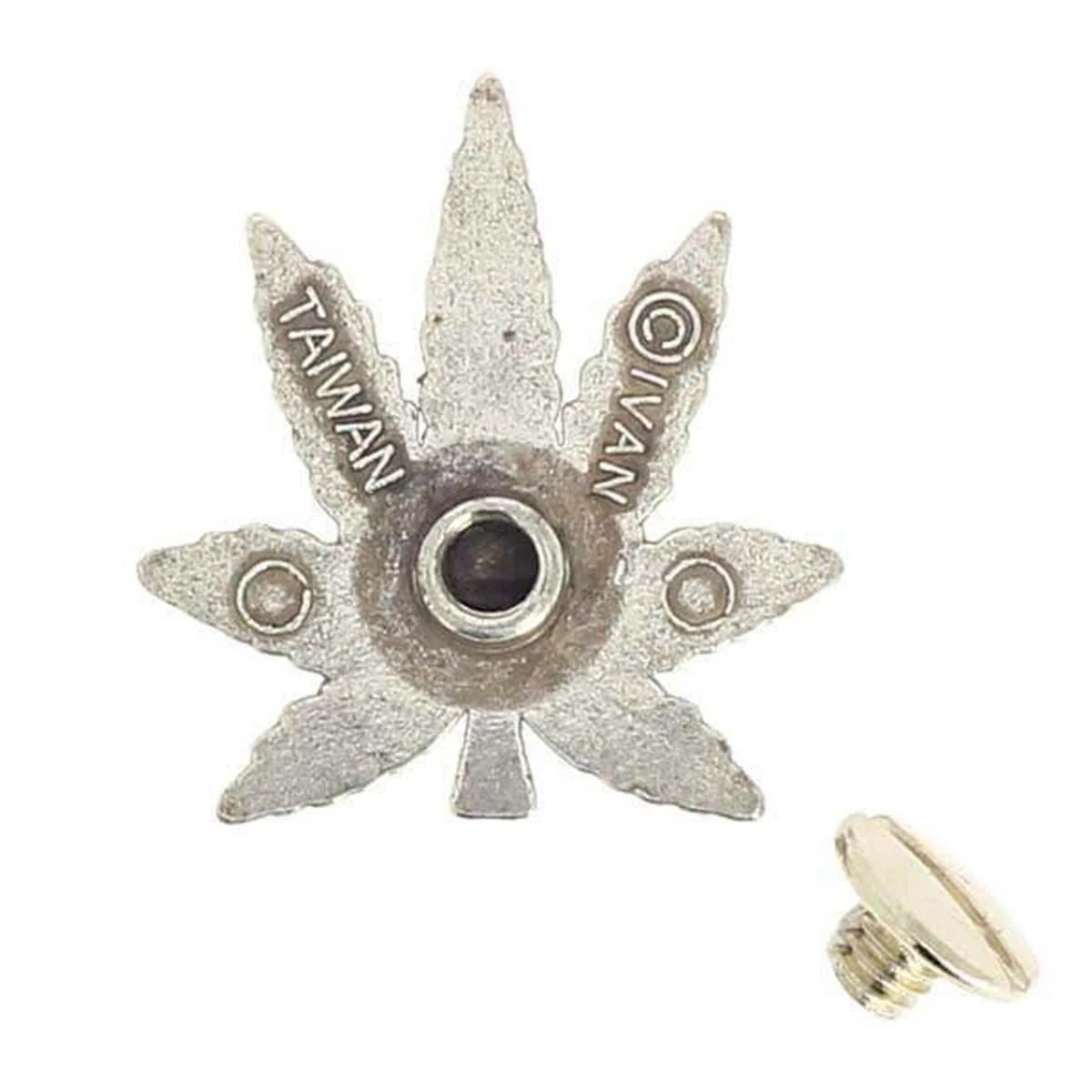 Concho à visser CHANVRE - Argent vieilli - Image 2
