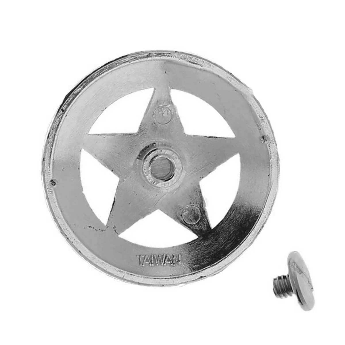 Concho à visser ÉTOILE - Argent & Doré - Image 2