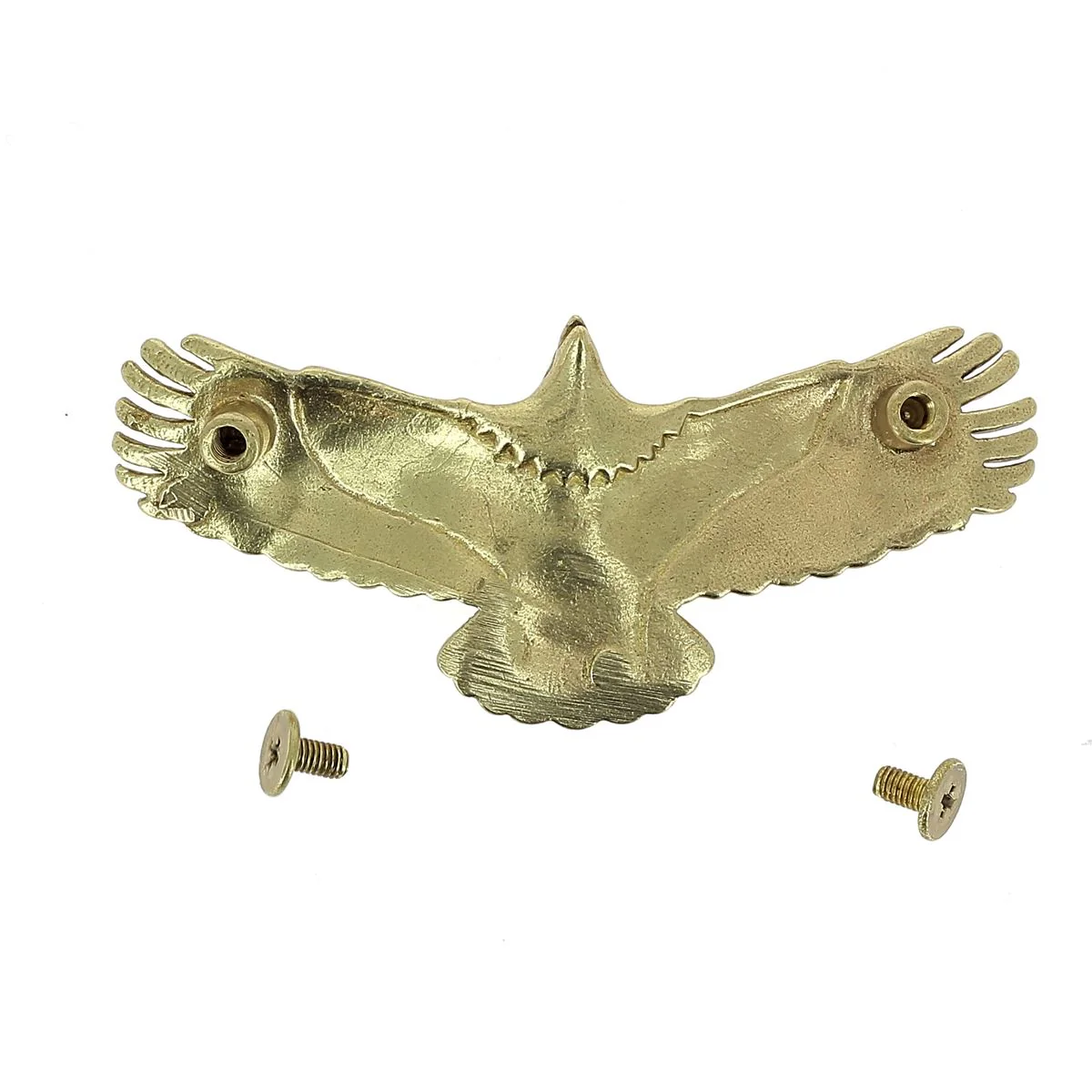 Concho à visser en laiton AIGLE ROYAL - 73x33mm - Image 2