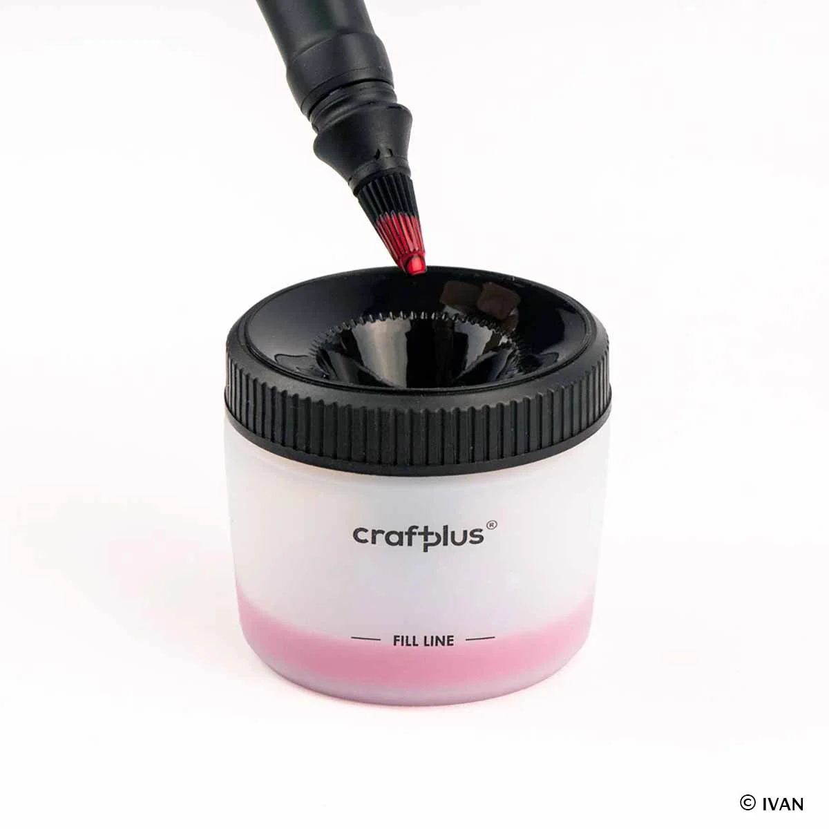 Crayon applicateur teinture de tranche et son pot en silicone - Ivan Craftplus - Image 5