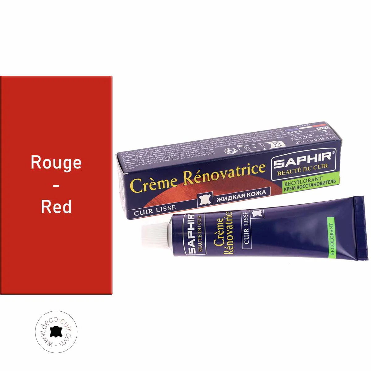Crème rénovatrice recolorante 25 ml Saphir - ROUGE 11