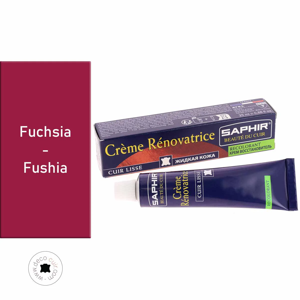 Crème rénovatrice recolorante 25 ml Saphir - FUCHSIA 93