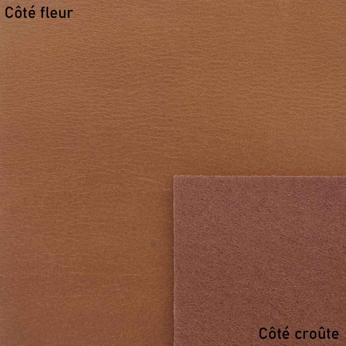 Cuir de croupon tannage végétal - COGNAC 006 - Image 2