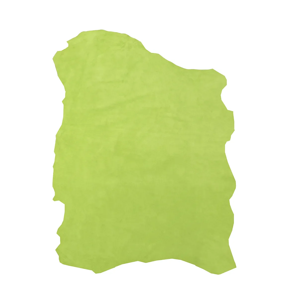 Croûte de cuir de veau velours - VERT POMME T93 - Image 4