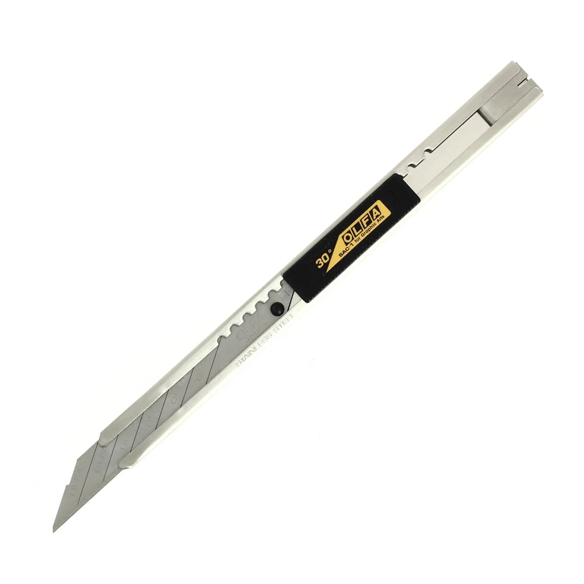 Cutter 9 mm lame 30° INOX OLFA - SAC-1 - fabriqué au Japon - Image 2