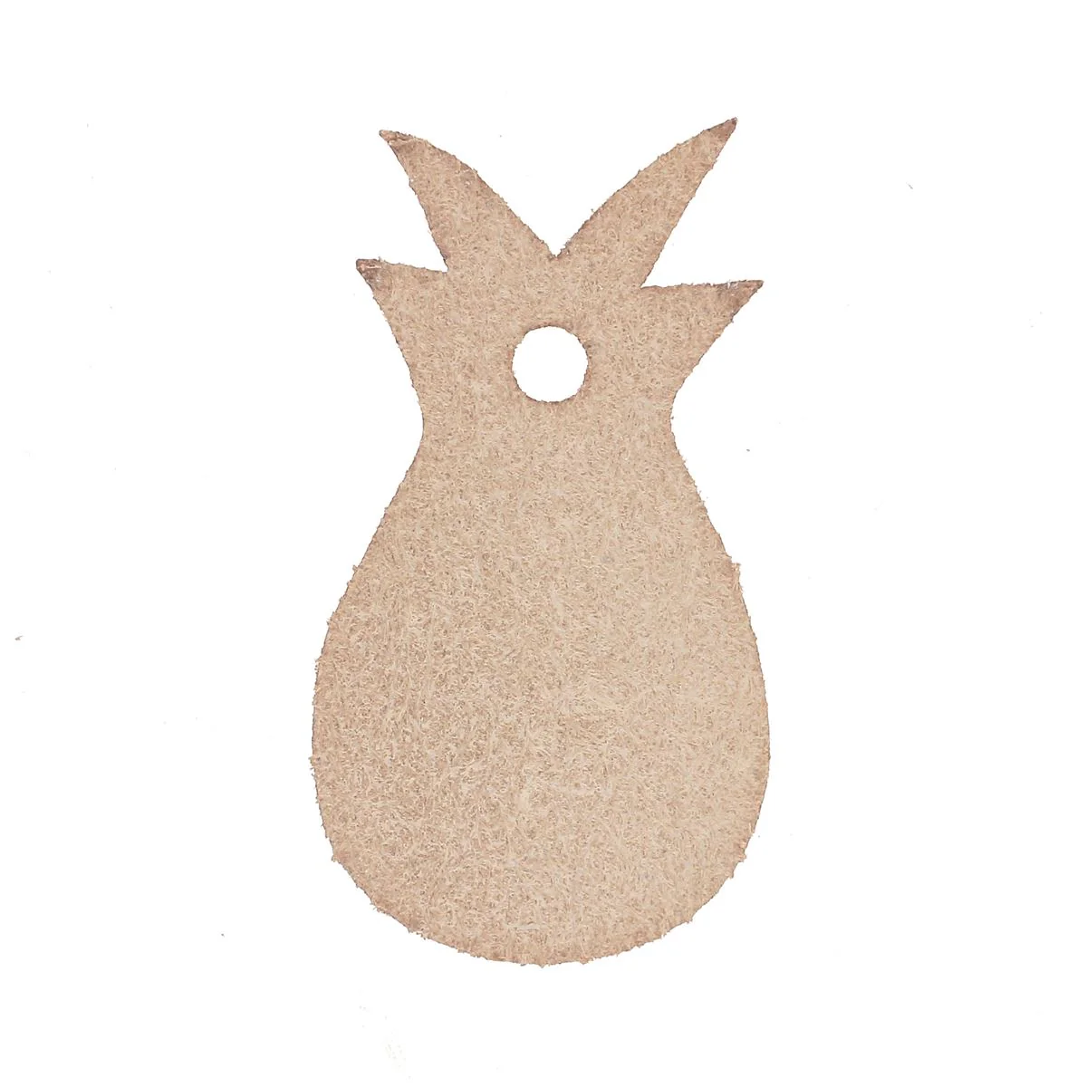 Découpe ANANAS pour porte clés en cuir naturel à personnaliser - Image 3