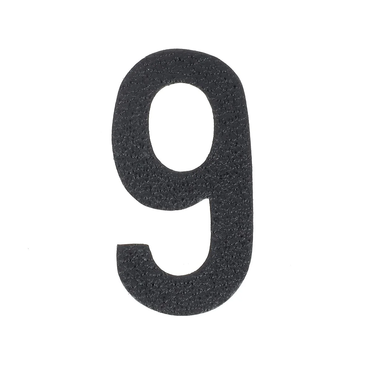 Découpe de chiffre autocollante en cuir - NOIR J99 - Image 11