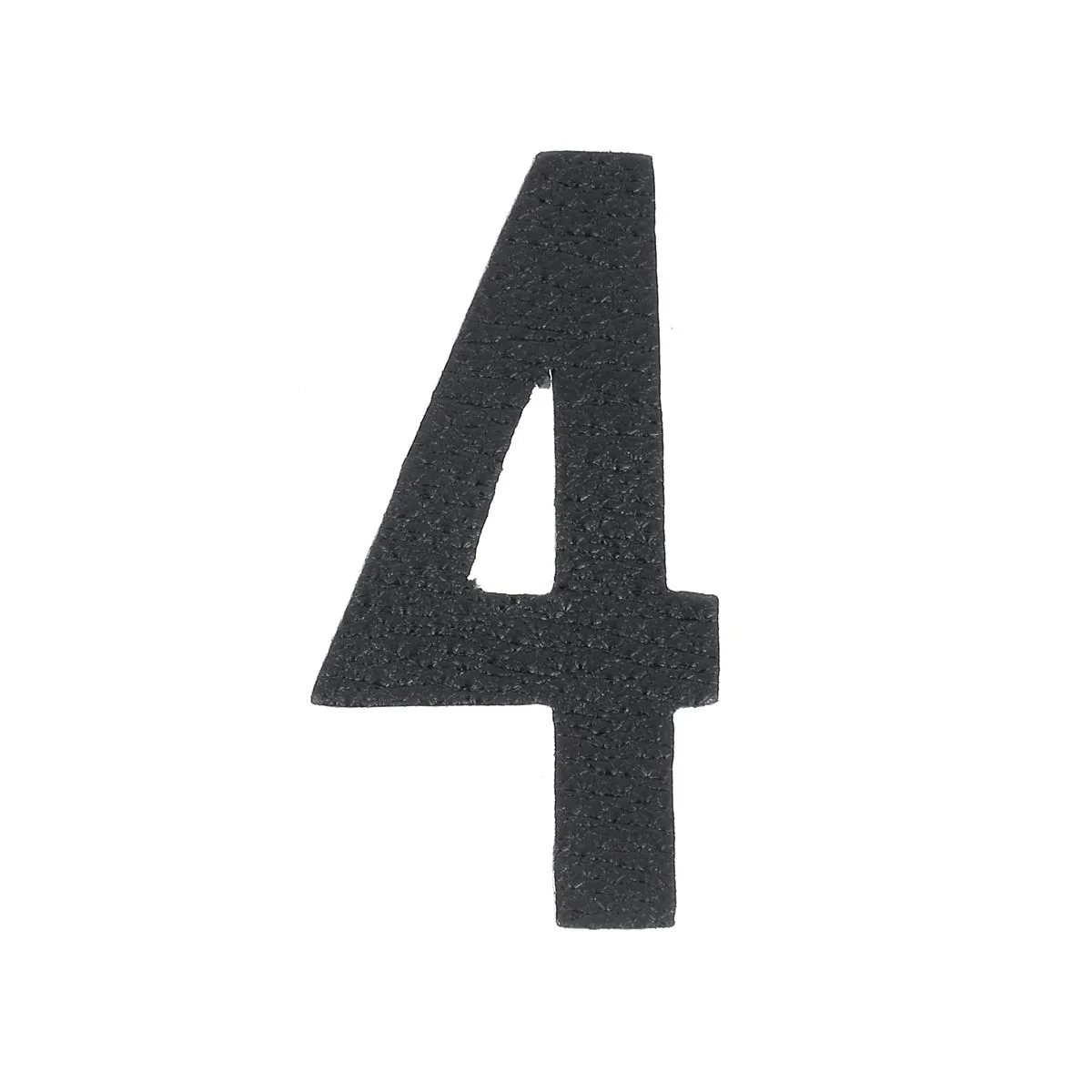 Découpe de chiffre autocollante en cuir - NOIR J99 - Image 6