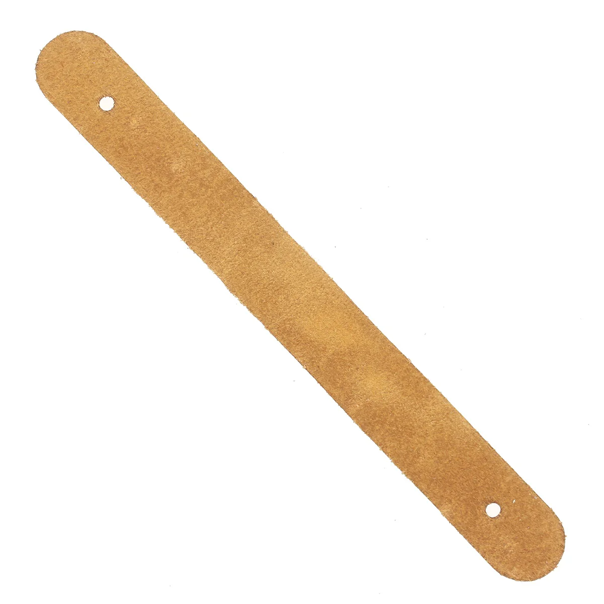 Découpe de poignée en cuir tannage végétal 22x2,4cm avec 2 trous - Ép 3.4mm - Image 3