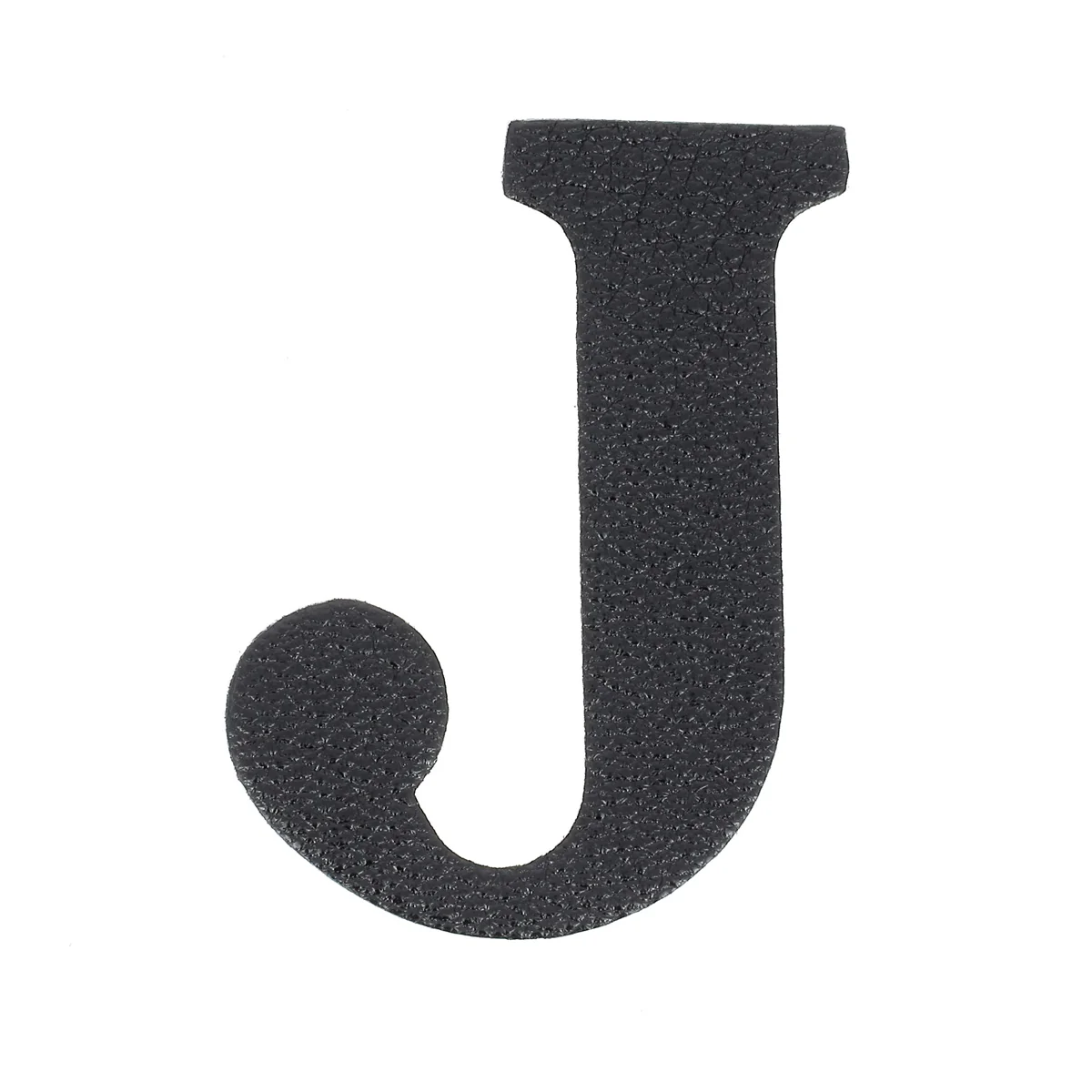 Découpe de lettre de l'Alphabet autocollante en cuir - NOIR J99 - Image 12