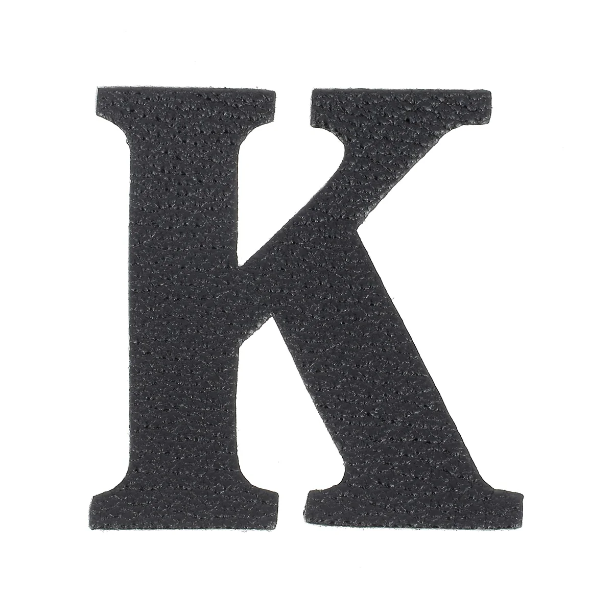 Découpe de lettre de l'Alphabet autocollante en cuir - NOIR J99 - Image 13