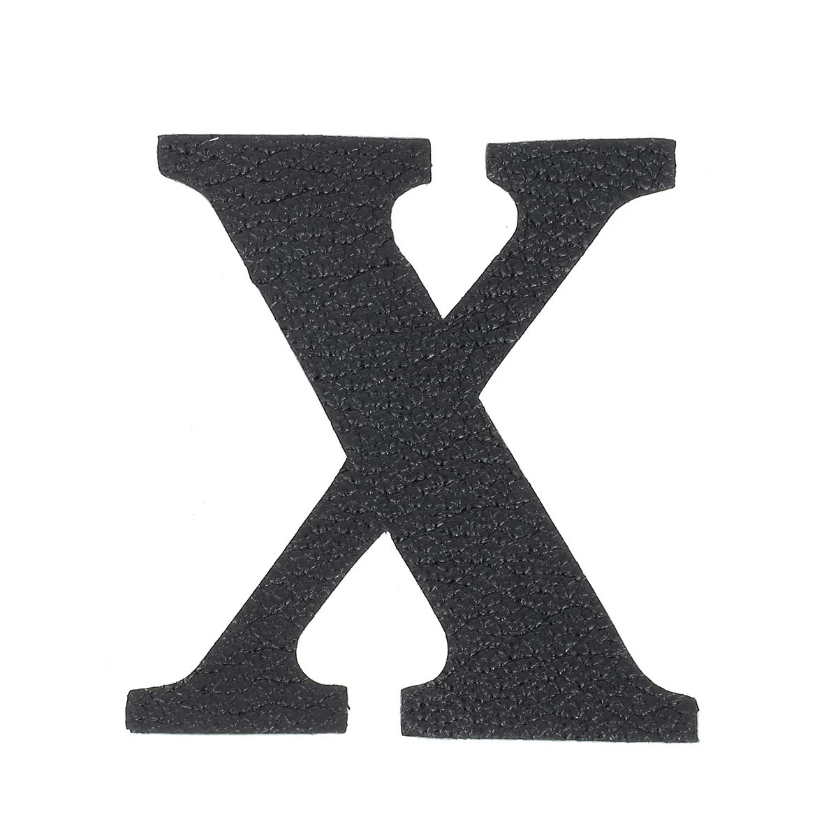 Découpe de lettre de l'Alphabet autocollante en cuir - NOIR J99 - Image 25