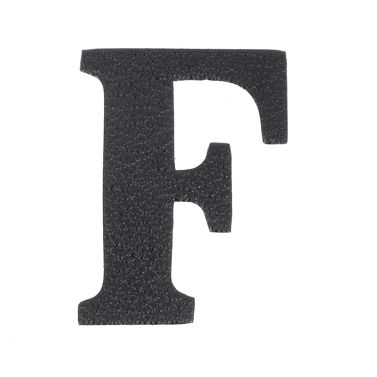 Découpe de lettre de l'Alphabet autocollante en cuir - NOIR J99 - Image 8