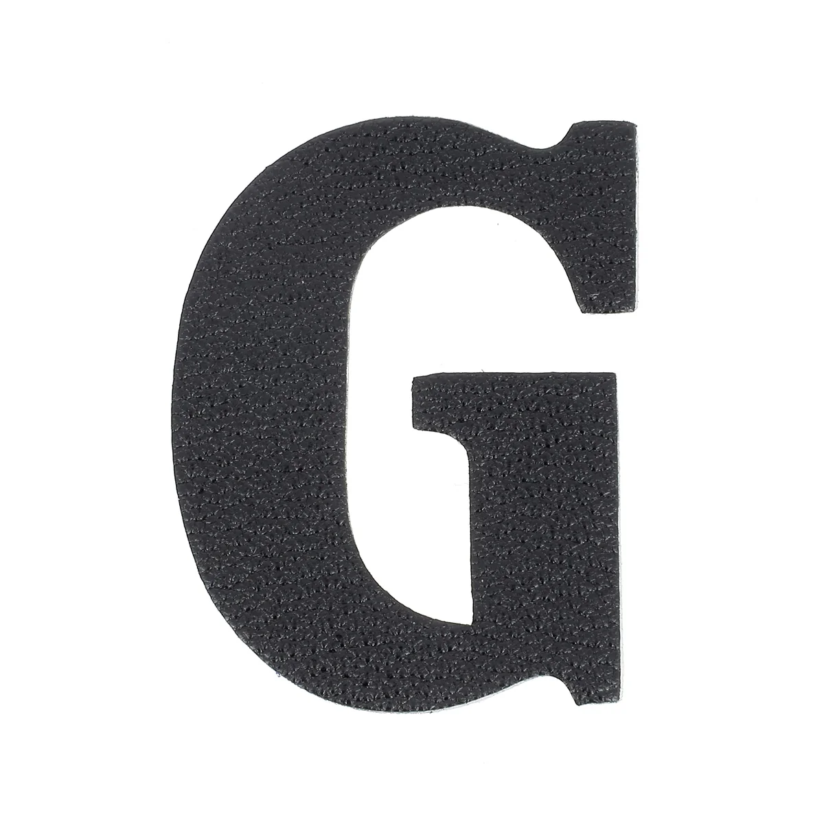Découpe de lettre de l'Alphabet autocollante en cuir - NOIR J99 - Image 9