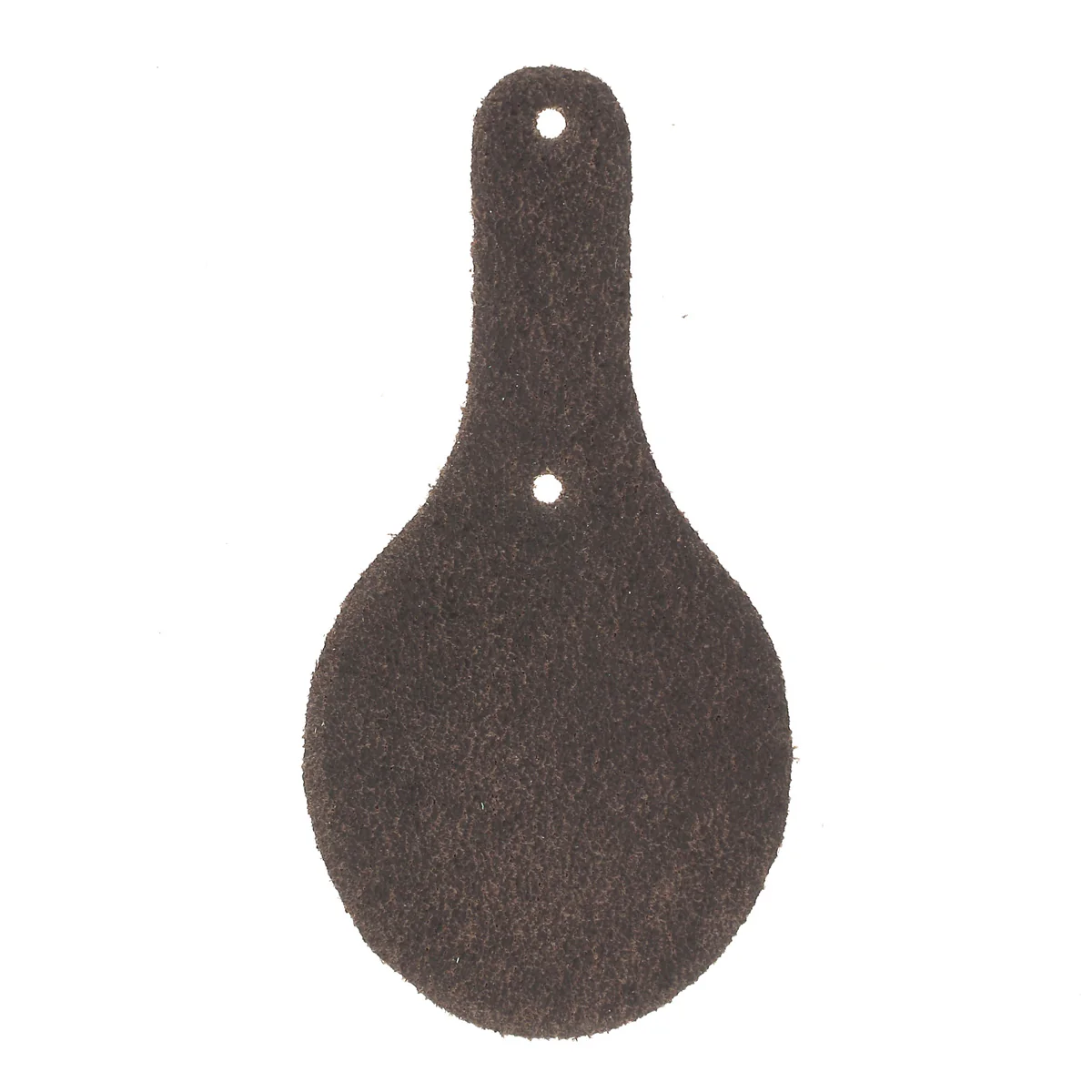 Découpe OVALE pour porte clés en cuir teinté à riveter - Image 3